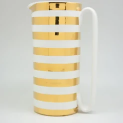 Serlio Gondoliere Oro 24K e Caraffa Bianca