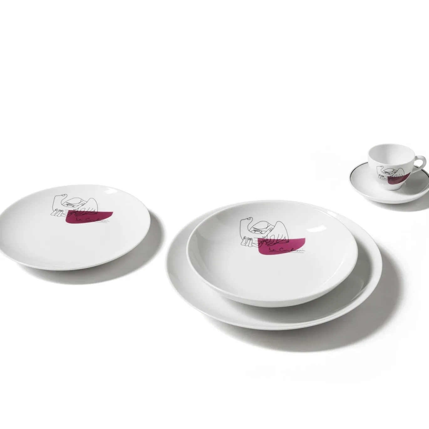 Service Prunier di Le Corbusier - Set di 2 piatti da minestra
