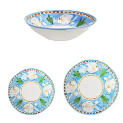 Servizio da Tavola Poseidon 18 Pezzi in Ceramica Turchese