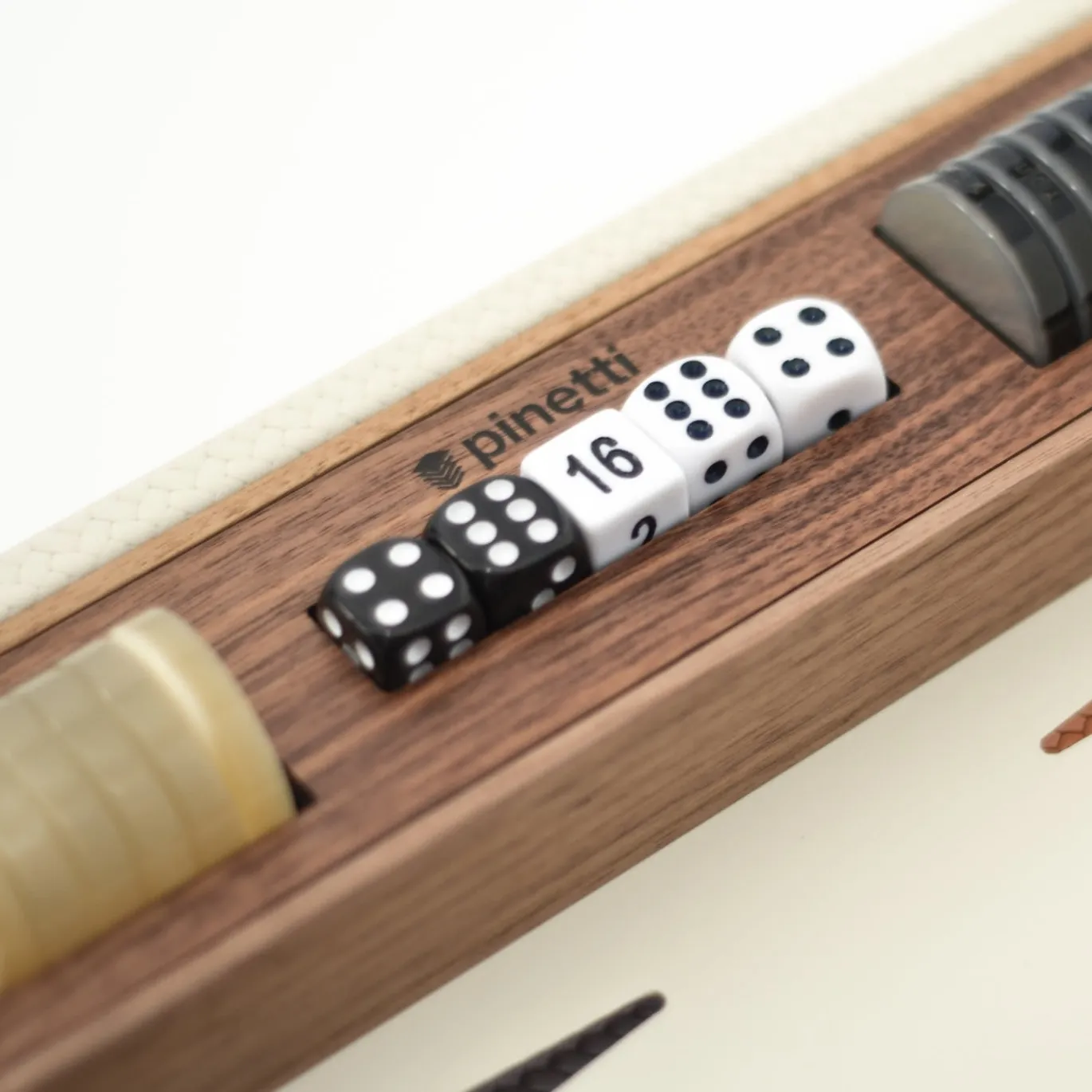 Set Backgammon in pelle