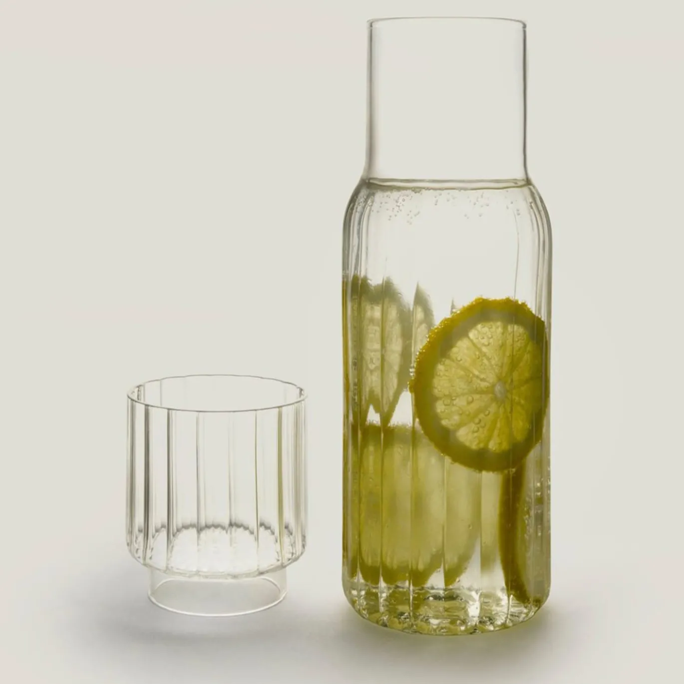 Set Caraffe Pillar in Vetro
