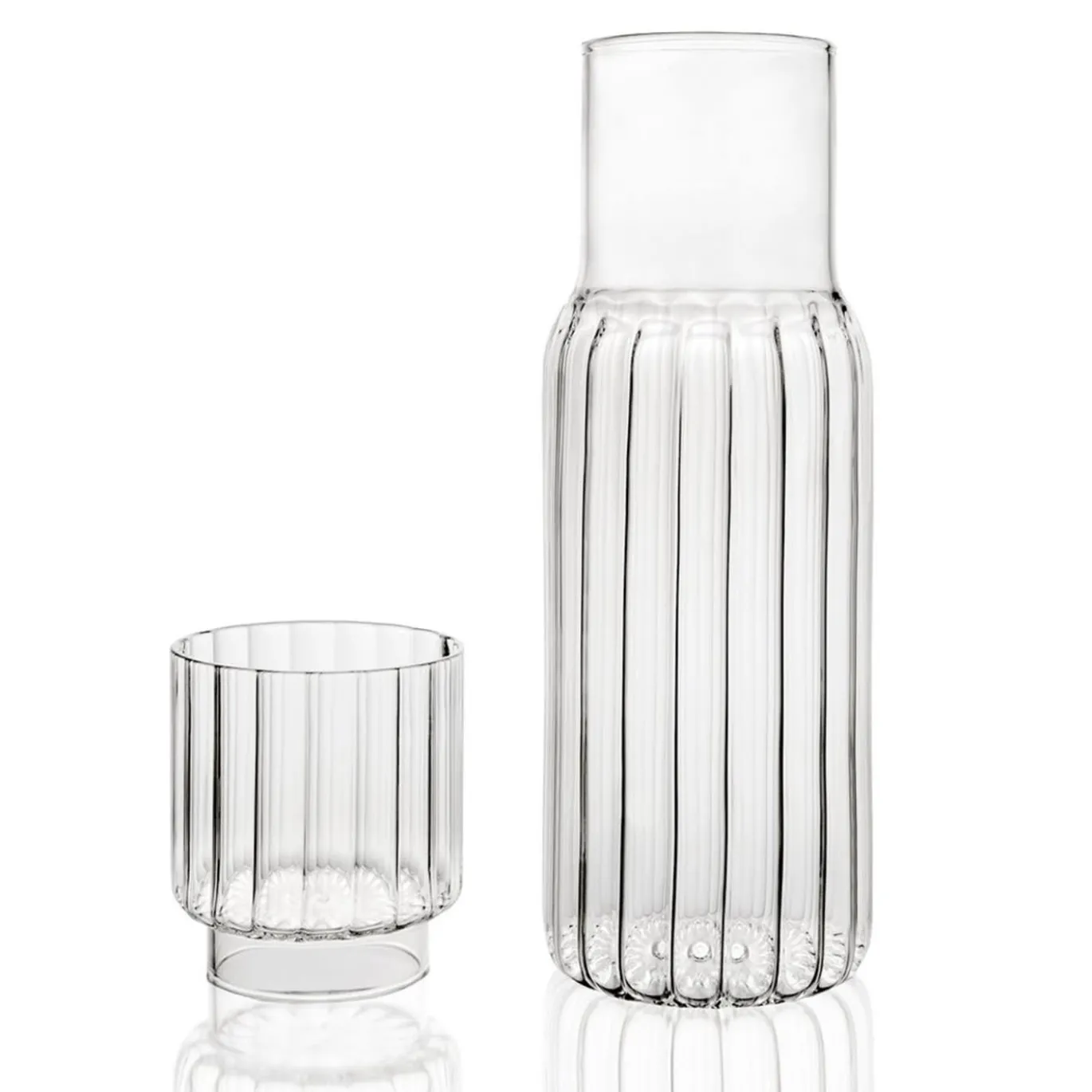 Set Caraffe Pillar in Vetro