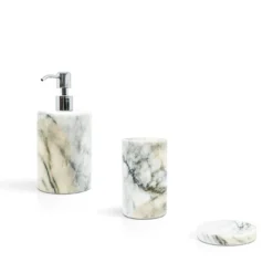 Set da bagno in marmo Paonazzo