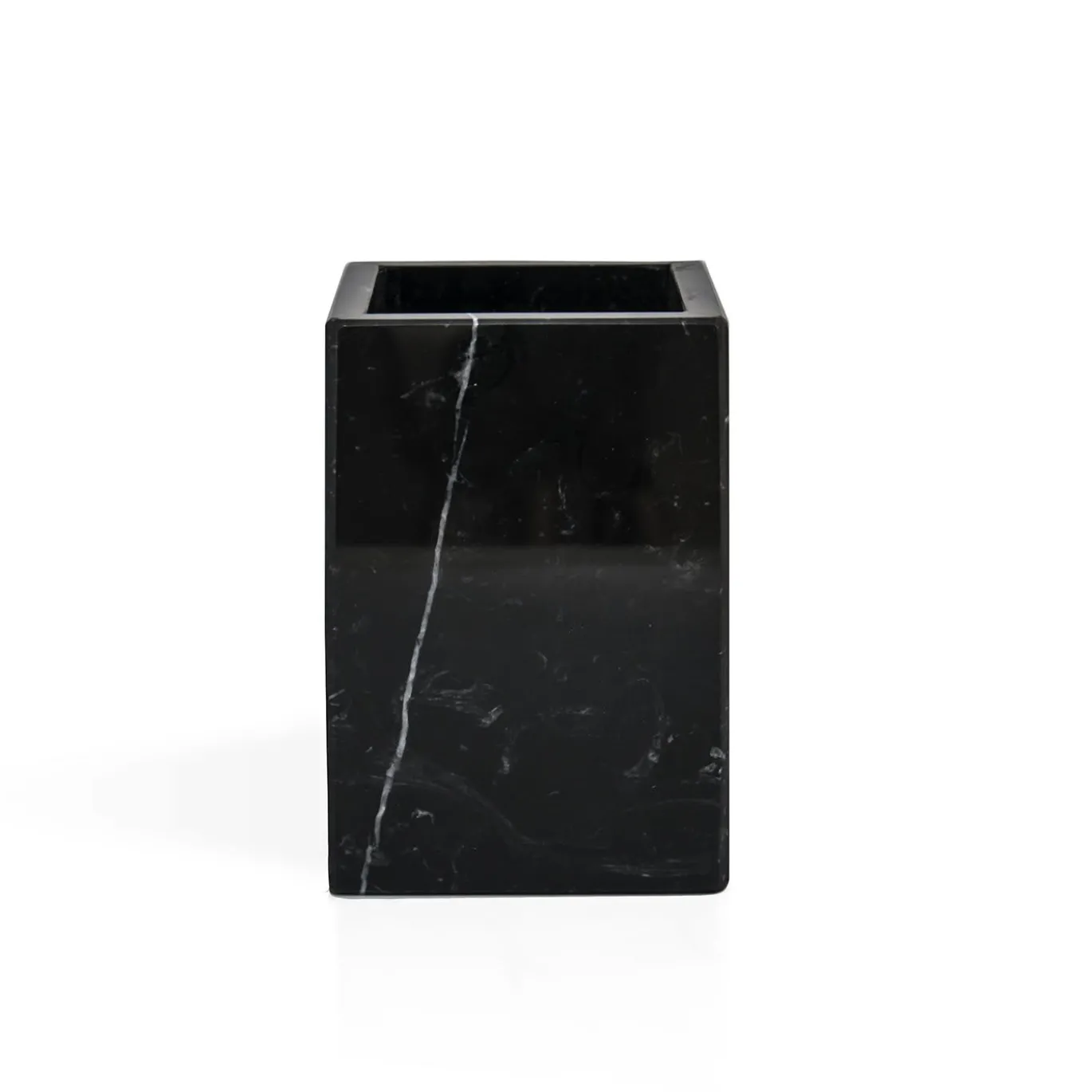 Set da bagno 4 pezzi in marmo nero