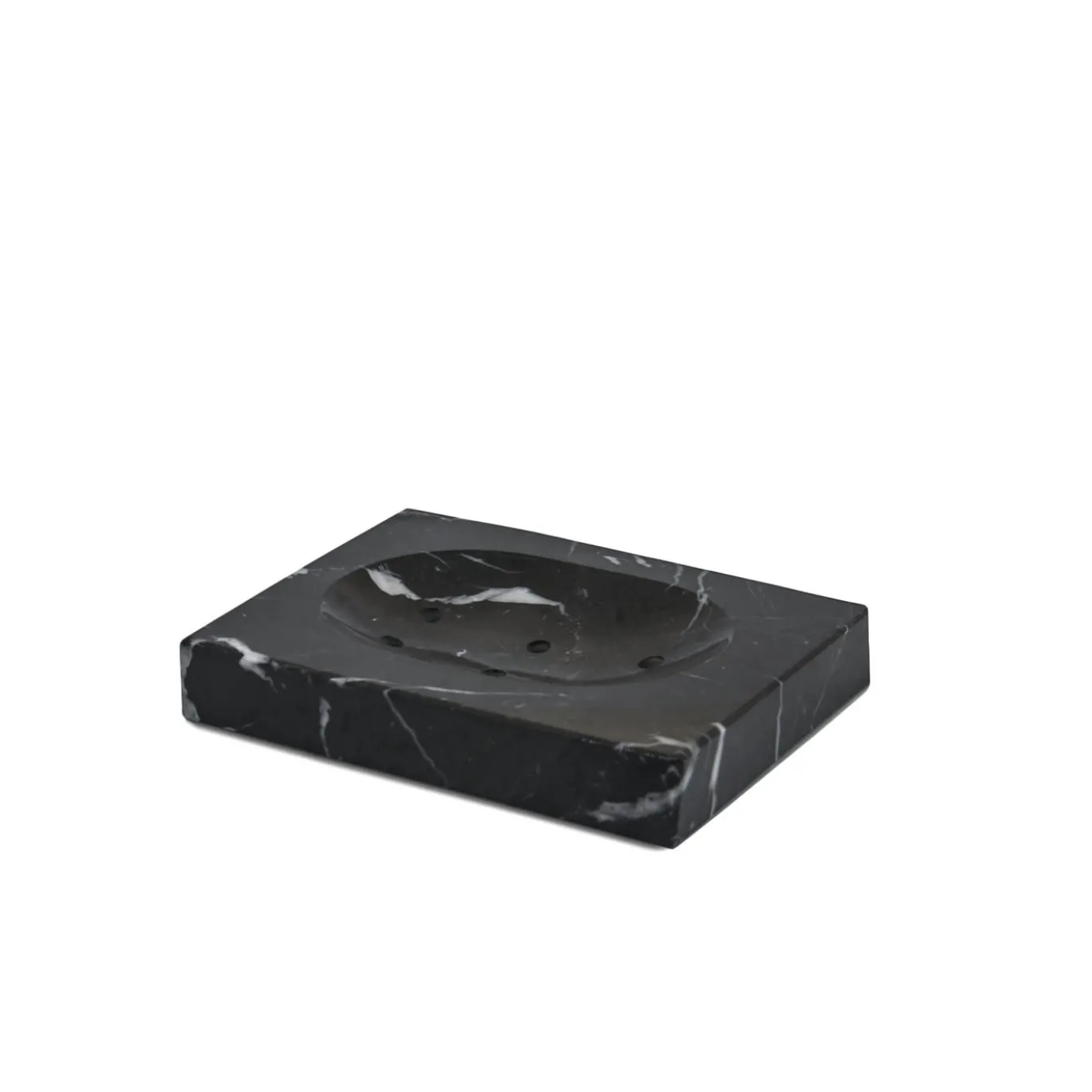 Set da bagno 4 pezzi in marmo nero