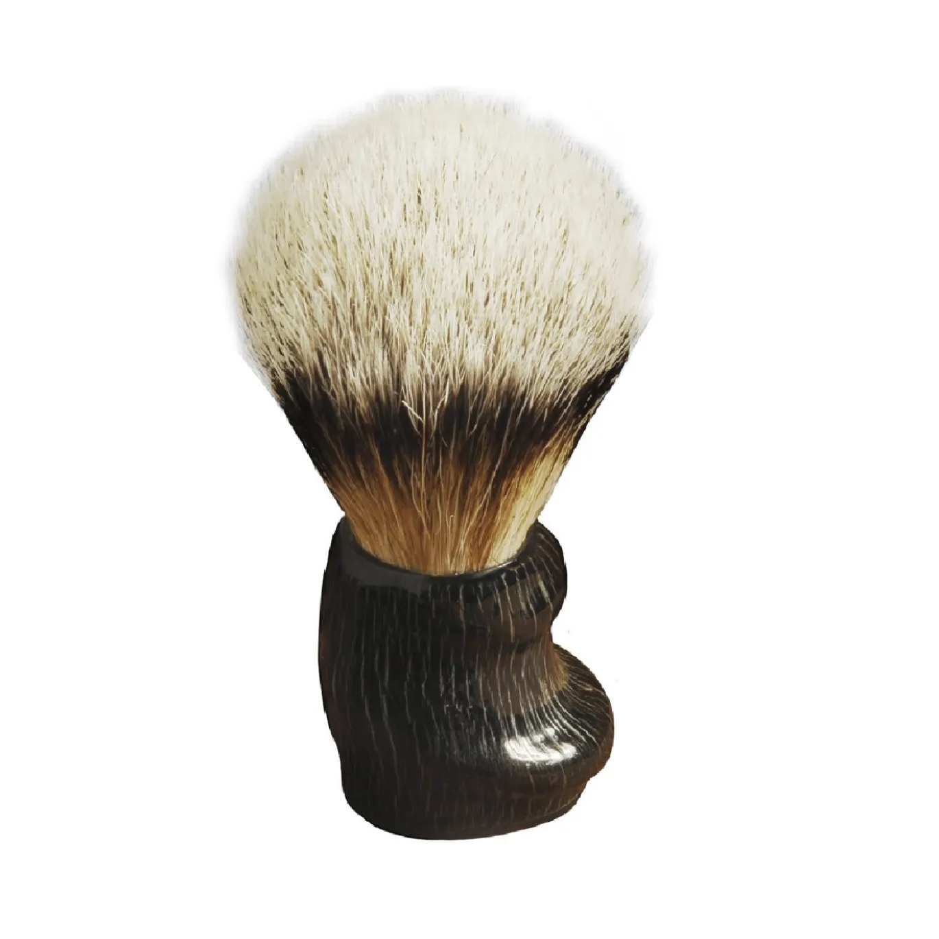 Set da barba da viaggio in corno d'orice