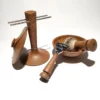 Set da Barba in Rovere Brown