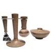Set da barba in Rovere Gray