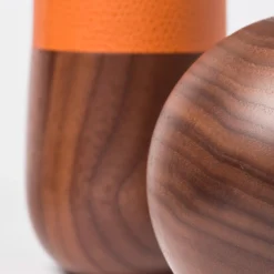 Set da Bowling in Pelle Arancione