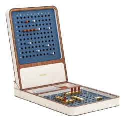 Set da Gioco Battleship in Pelle Beige