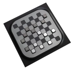 Set da Gioco Mossa per Scacchi e Dama in Rovere Nero