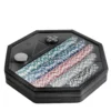 Set da gioco per poker in pelle nera