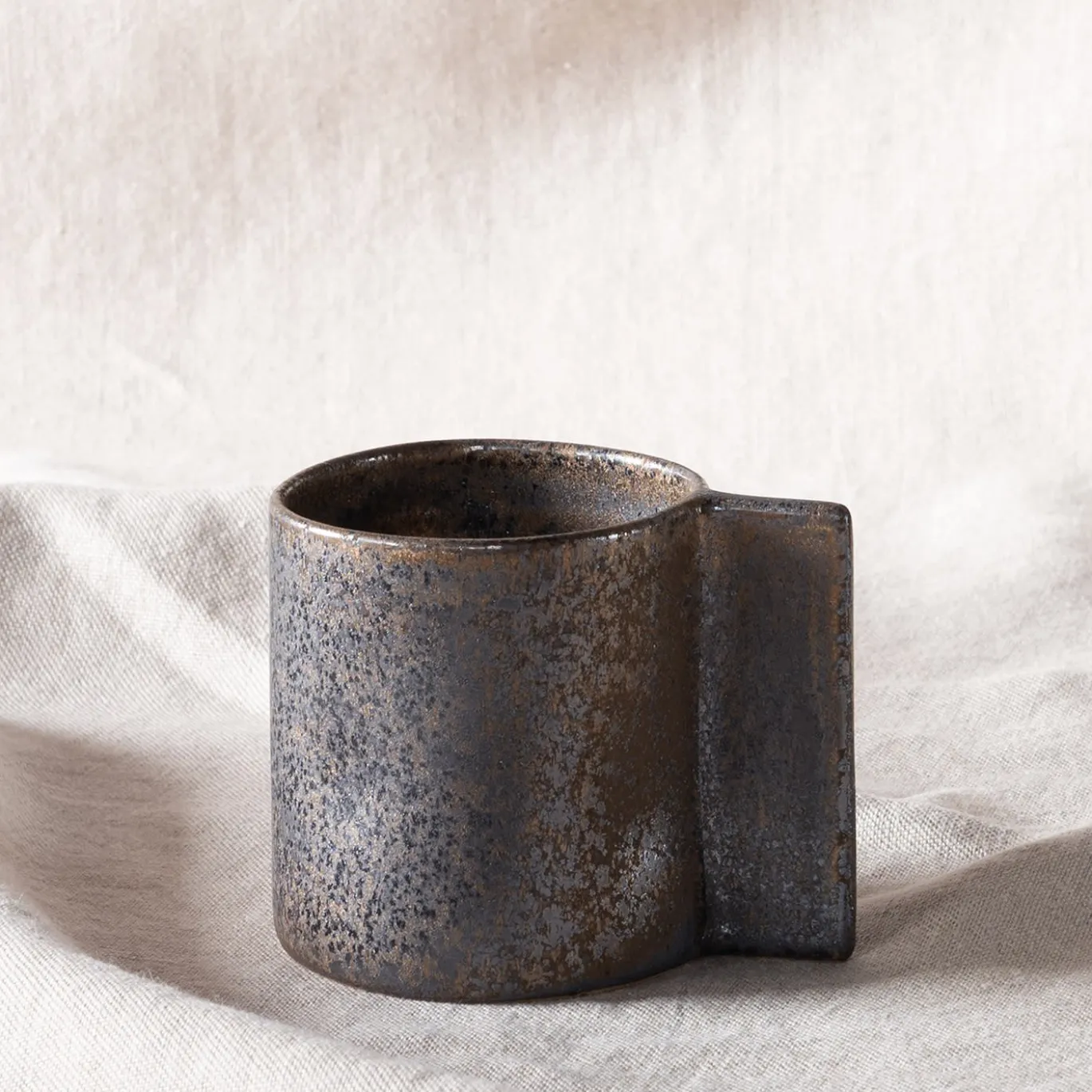 Set da 2 tazze Antique Bronze Glaze Solid