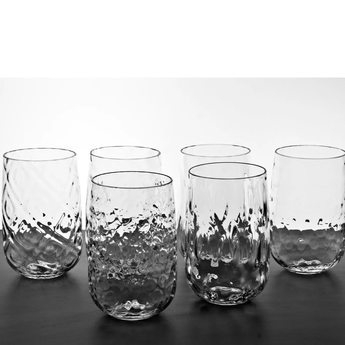 Set di 6 bicchieri Acqua assortiti