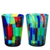 Set di 2 bicchieri Acquamarina di Angelo Ballarin