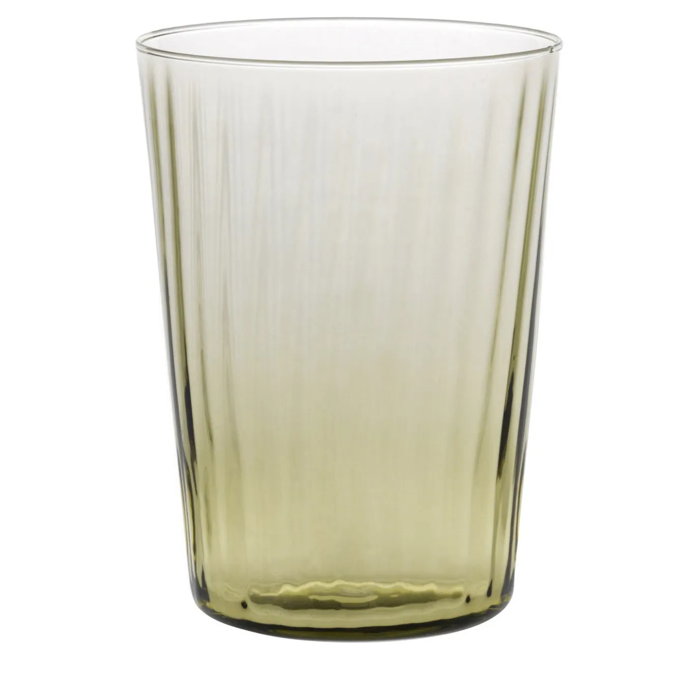 Set di 6 bicchieri alti Plissè Angora