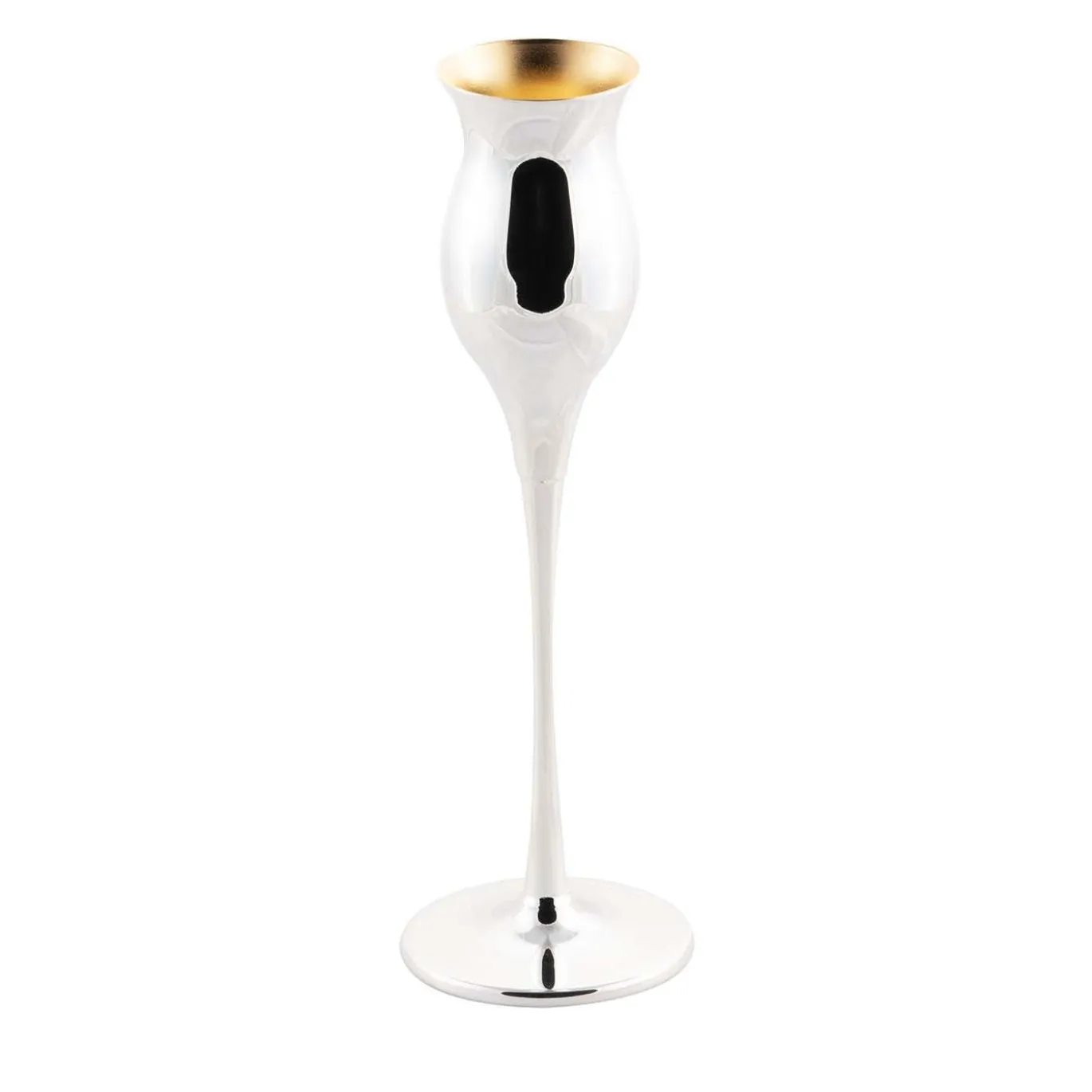 Set di 2 bicchieri a stelo da grappa