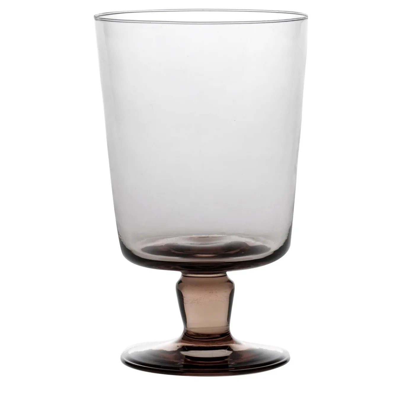 Set di 6 bicchieri a stelo Puro Cameo