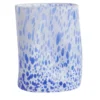 Set di 4 bicchieri blu macchia