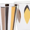 Set di 4 bicchieri Circus in oro e platino