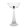 Set di 2 Bicchieri Coupe Nereida neri