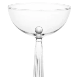 Set di 2 Bicchieri Coupe Nereida trasparenti