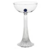 Set di 2 bicchieri coupe Nereida Blu scuro