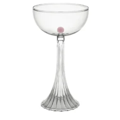 Set di 2 bicchieri coupe Nereida rosa