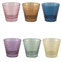 Set di 6 bicchieri da acqua bassi Tokyo