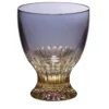 Set di 6 bicchieri da acqua bassi in cristallo viola Iris