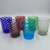 Set di 2 bicchieri da acqua blu a spirale