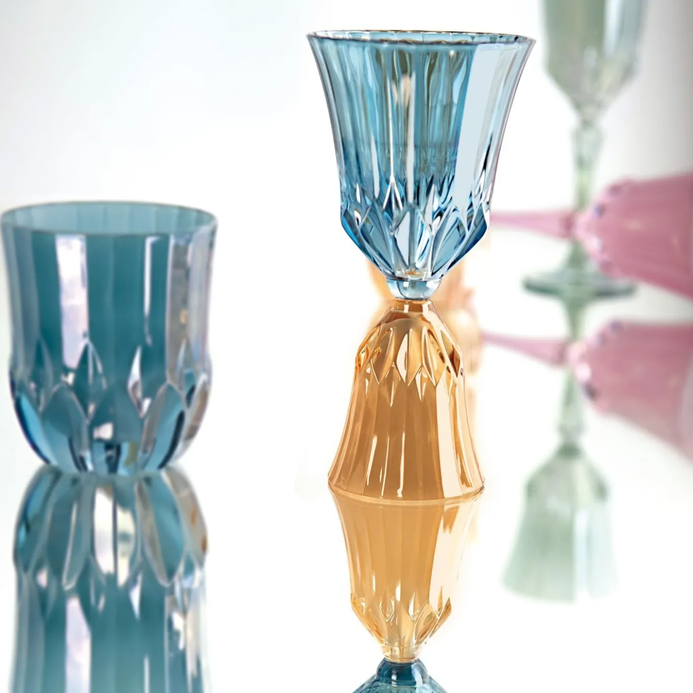 Set di 6 bicchieri da acqua Canaletto