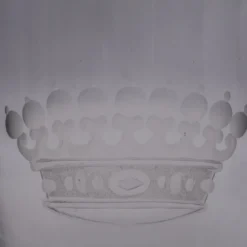 Set di 6 bicchieri da acqua con corona