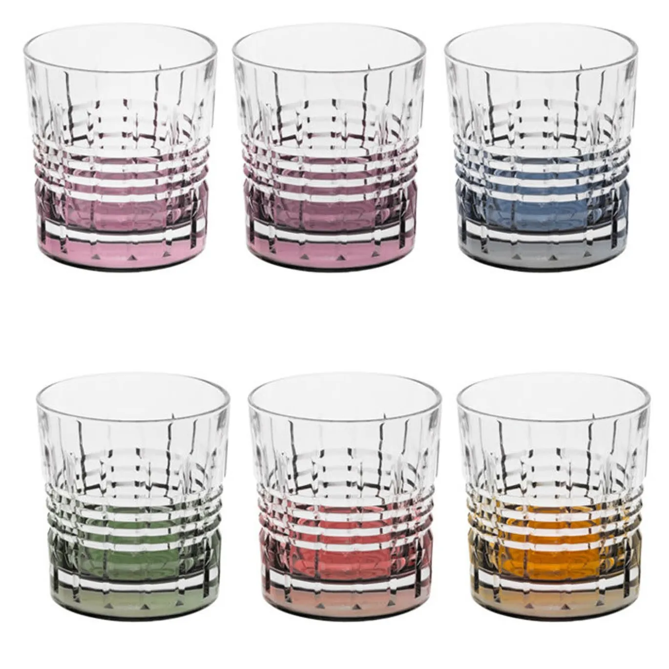 Set di 6 bicchieri da acqua Incontro