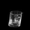 Set di 6 bicchieri da acqua in cristallo con tappo per ghiaccio di Angelo Mangiarotti
