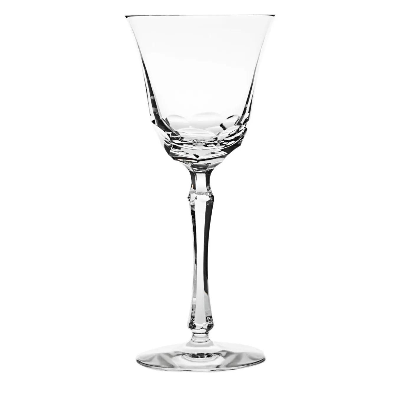 Set di 6 bicchieri da acqua in cristallo Narciso