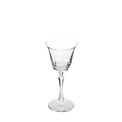 Set di 6 bicchieri da acqua in cristallo Narciso