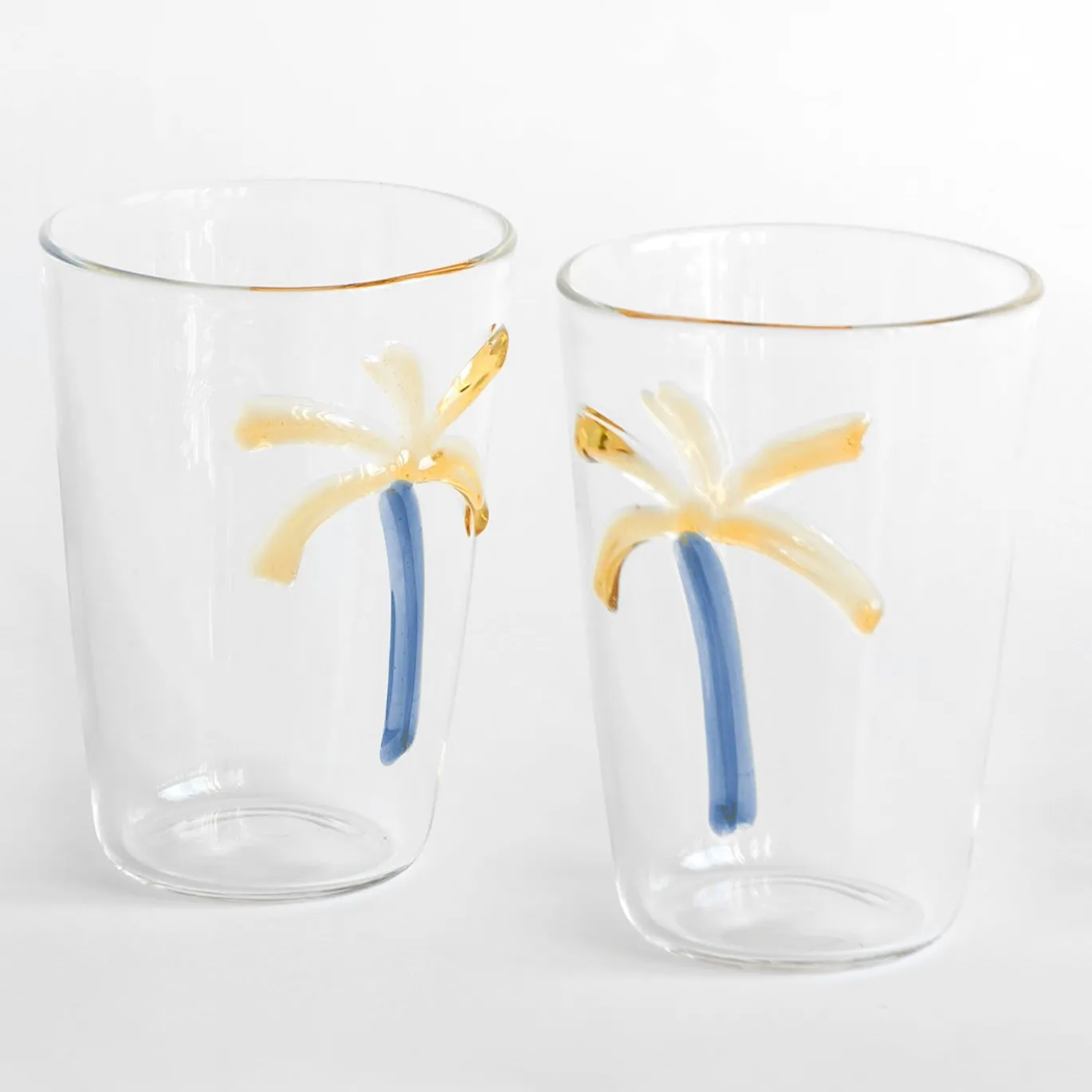 Set di 6 bicchieri da acqua in vetro soffiato Las Palmas