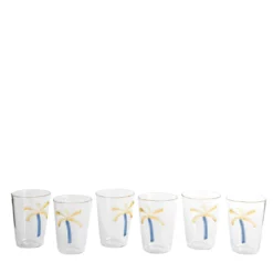 Set di 6 bicchieri da acqua in vetro soffiato Las Palmas