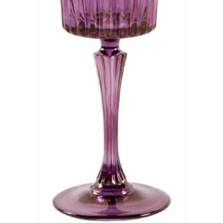 Set di 2 bicchieri da acqua rosa-viola Domina