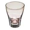 Set di 6 bicchieri da acqua viola con incisione a forma di gatto #6