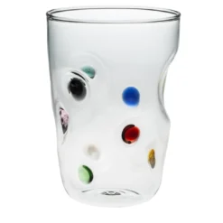 Set di 4 Bicchieri da Cocktail Colorati Arlecchino