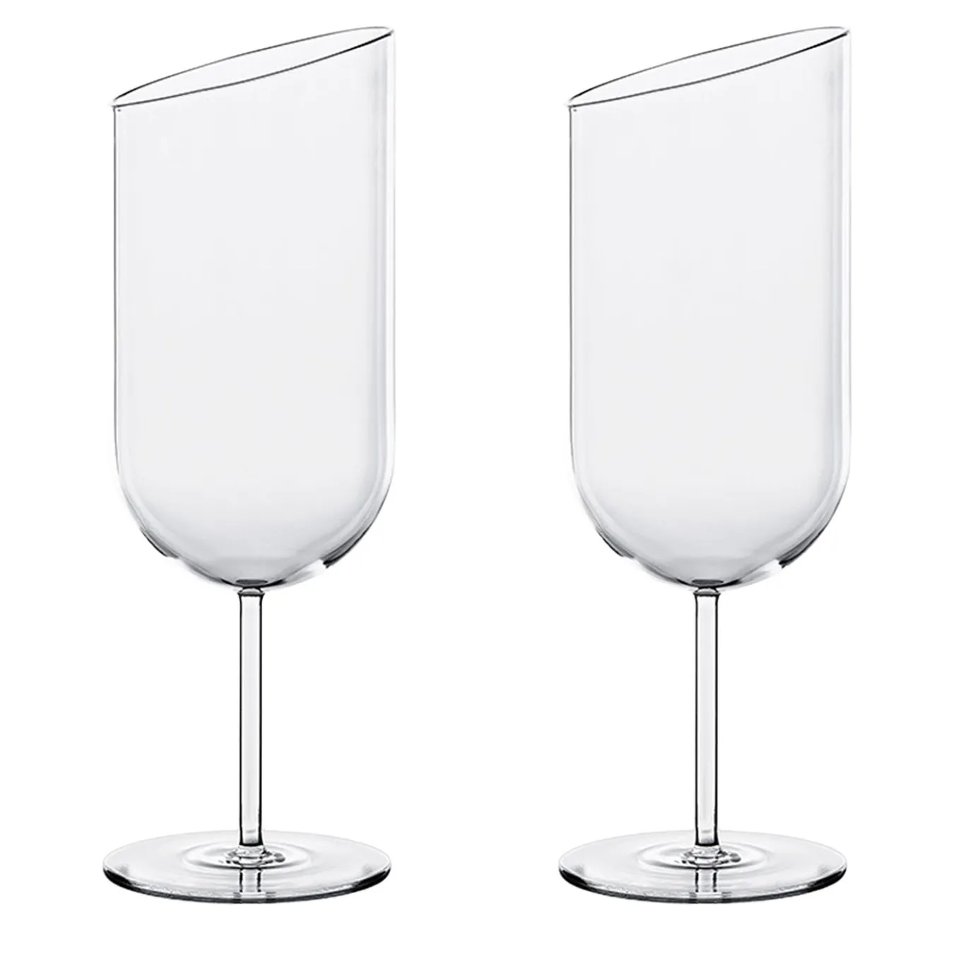 Set di 2 bicchieri da cocktail Pop a taglio obliquo