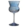 Set di 6 bicchieri da cocktail Tulipa Blue decorati a mano