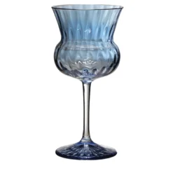 Set di 6 bicchieri da cocktail Tulipa Blue decorati a mano