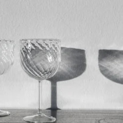 Set di 2 bicchieri Dafne in vetro soffiato
