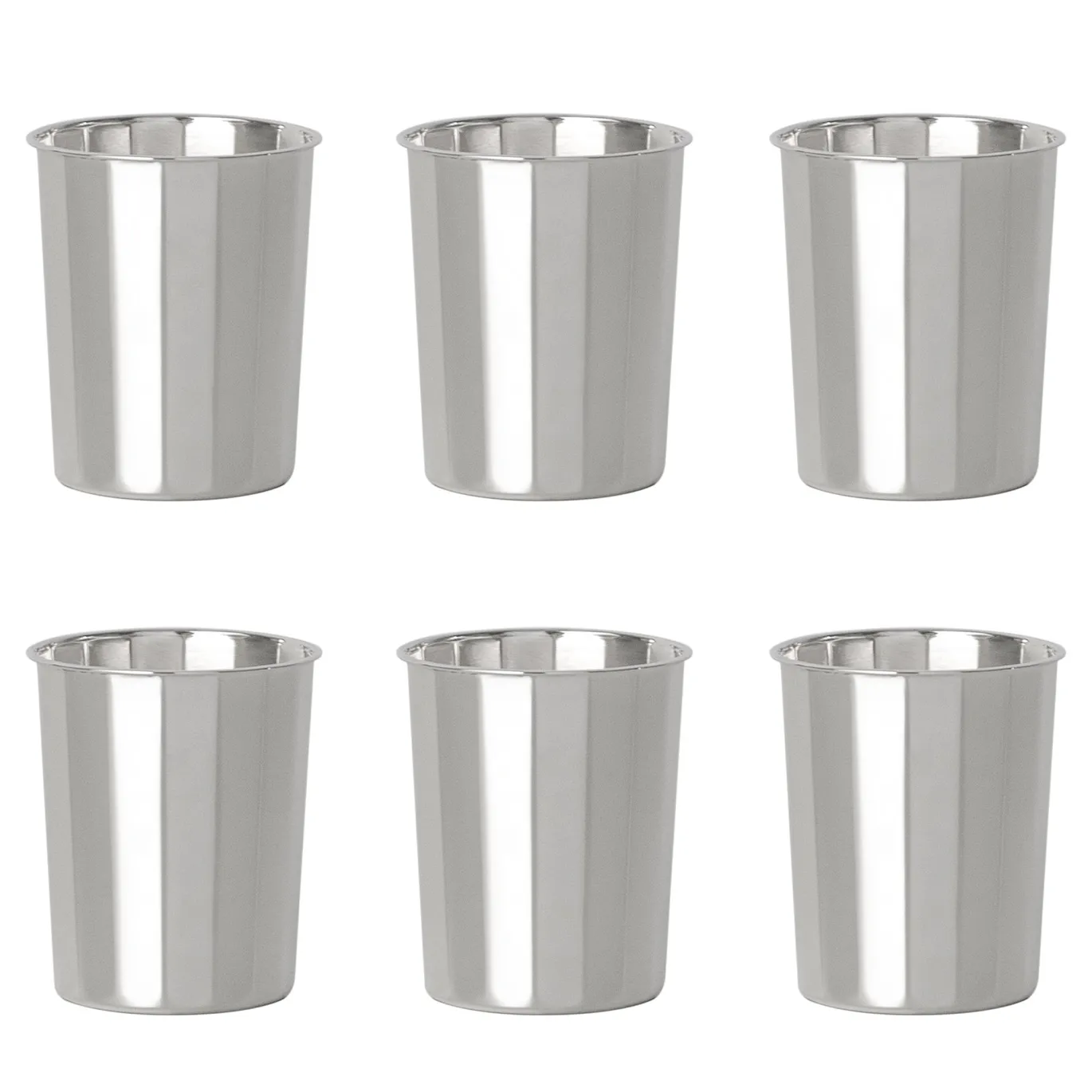 Set di 6 bicchieri da liquore in argento sterling