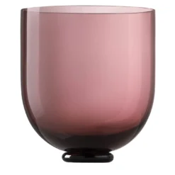Set di 6 bicchieri da vino Fungo in vetro di Murano viola