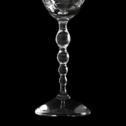 Set di 6 bicchieri da vino in cristallo Collier