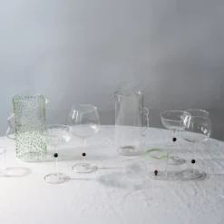 Set di 6 bicchieri da vino Pearl Emerald Amber